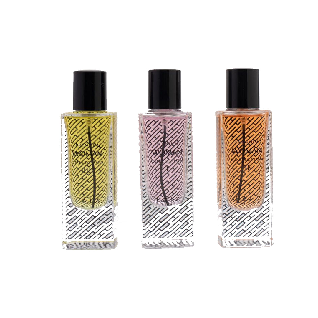 Faiz Niche Premium Woman Collection eau de parfum 60ML of 3 Perfume Set